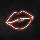 Lippen LED-Neonschild für Bar und Club