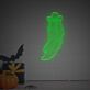 Geist mit Hut LED-Neonschild für Halloween Party
