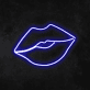 Lippen LED-Neonschild für Bar und Club