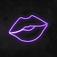 Lippen LED-Neonschild für Bar und Club