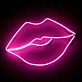 Lippen LED-Neonschild für Bar und Club