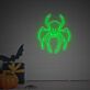 Totenkopf Spinne LED-Neonschild Halloween Party