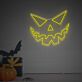 Transform Your Space into a Halloween Haven: Spooky Pumpkin Face LED Neon Sign for Home, Bars, and Theme Parties.