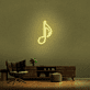 Musiknote LED-Neonschild Wohnzimmer Musikstudio