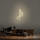 Musiknote LED-Neonschild Wohnzimmer Musikstudio