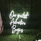 Our greatest Adventure Begins LED-Neonschild für Hochzeit und Zuhause