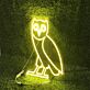 Eule LED-Neonschild Wohnzimmer Bar