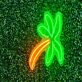 Palme LED-Neonschild Wohnzimmer Bar