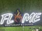FLAME RESTURANT & LOUNGE LED-Neonschild für Restaurant und Lounge
