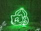 Brighten Up Your Game Room and Bar: Green Frog Gamers LED Neon Sign Perfect for Home Decor and Social Gatherings.