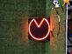 Pac-Man Symbol LED-Neonschild für Gamingzimmer Spielhalle