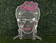 Frida Kahlo mit Blumenkranz LED-Neonschild
