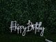 Happy Birthday LED-Neonschild für Geburtstagsparty