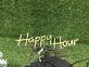 Brighten Your Bar, Office, or Home Space: Celebrate Every Moment with the Happy Plus Hour Yellow LED Neon Sign.