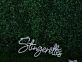 Stingerettes LED-Neonschild für Studio und Event