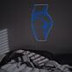 Minimalistisches LED Neonschild mit weiblicher Silhouette modernes Wandlicht für Schlafzimmer und Studio