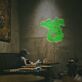 Kokosdrink mit Spritzern LED-Neonschild