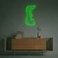 Dackel Illustration LED-Neonschild Wohnzimmer