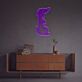 Dackel Illustration LED-Neonschild Wohnzimmer