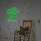 Abstraktes LED Neonschild mit Wolkenmotiv minimalistisches Wandlicht für Wohnzimmer oder Schlafzimmer