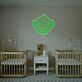 Affen-Gesicht LED-Neonschild Kinderzimmer
