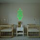 Roboterfigur LED-Neonschild für Kinderzimmer