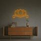 Lotus LED Neonschild minimalistisches Wandlicht für Yoga Raum und Wohnzimmer