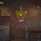 Elevate Your Bar, Man Cave, or Music Room Ambiance with the Rock And Roll Gesture LED Neon Sign.