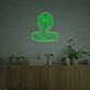 Kobra LED-Neonschild Wohnzimmer Büro