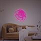 Rosen LED Neonschild elegante Wanddekoration für modernes Zuhause