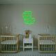 sitzender Hund LED-Neonschild Kinderzimmer
