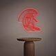 Surfer LED Neonschild moderne Wanddekoration mit Wellenmotiv