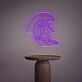 Surfer LED Neonschild moderne Wanddekoration mit Wellenmotiv