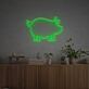 Brighten Up Any Space - Home, Bar, or Office with the Pig Line Drawing LED Neon Sign.
