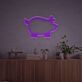 Brighten Up Any Space - Home, Bar, or Office with the Pig Line Drawing LED Neon Sign.