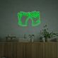 Brighten Your Special Moments: Pinky Promise LED Neon Sign for Weddings, Romantic Evenings, and Trendy Home Decor.