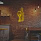 Weinflasche und Weinglas LED-Neonschild für Bar und Restaurant