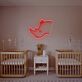 Nashornkopf LED-Neonschild für Kinderzimmer