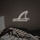 Haiflosse im Wasser LED-Neonschild Schlafzimmer Wohnzimmer