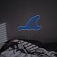 Haiflosse im Wasser LED-Neonschild Schlafzimmer Wohnzimmer