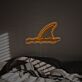 Brighten Up Your Bar, Office, or Beach House with the Shark Fin LED Neon Sign.
