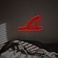Brighten Up Your Bar, Office, or Beach House with the Shark Fin LED Neon Sign.