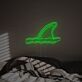 Haiflosse im Wasser LED-Neonschild Schlafzimmer Wohnzimmer