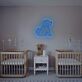 sitzender Hund LED-Neonschild Kinderzimmer
