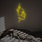 Abstrakte doppelte Gesichts Silhouette LED Neonschild als minimalistische Wandbeleuchtung für Schlafzimmer Wohnzimmer und moderne Innenräume