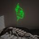 Abstrakte doppelte Gesichts Silhouette LED Neonschild als minimalistische Wandbeleuchtung für Schlafzimmer Wohnzimmer und moderne Innenräume