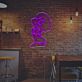 Brighten Your Bar, Office, or Home Décor with the Vibrant Afro Lady LED Neon Sign - Perfect for Parties and Weddings.