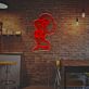 Brighten Your Bar, Office, or Home Décor with the Vibrant Afro Lady LED Neon Sign - Perfect for Parties and Weddings.