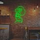 Brighten Your Bar, Office, or Home Décor with the Vibrant Afro Lady LED Neon Sign - Perfect for Parties and Weddings.