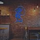 Brighten Your Bar, Office, or Home Décor with the Vibrant Afro Lady LED Neon Sign - Perfect for Parties and Weddings.